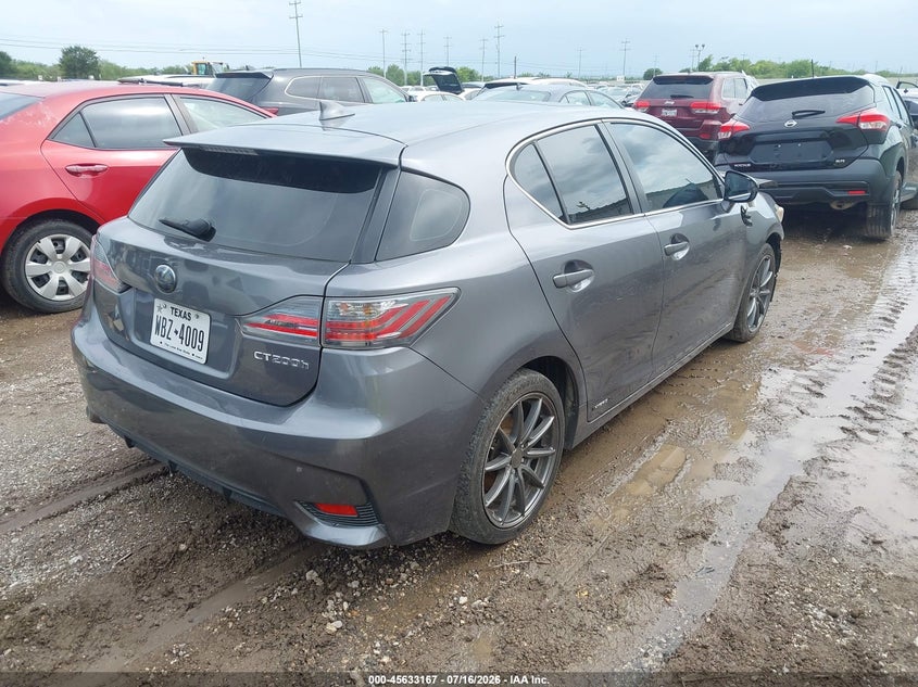 Vin: jthkd5bh1e2188910, lot: 46131633, lexus ct 200h 20144