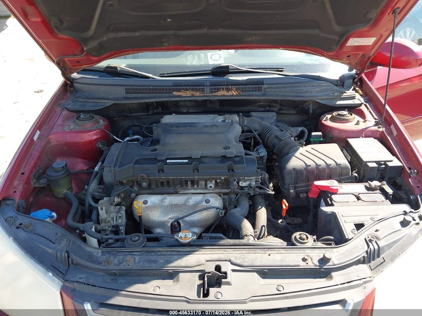2008 Kia Spectra Ex VIN: KNAFE122185558533 Lot: 45633170