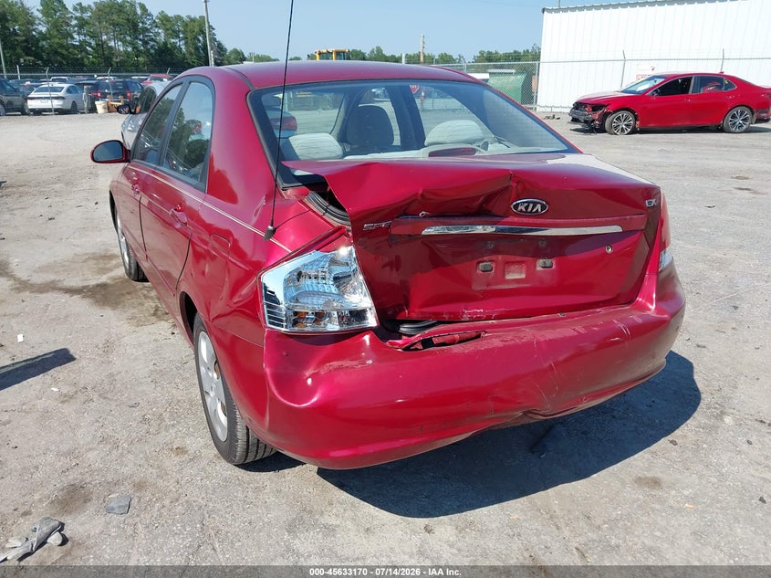 2008 Kia Spectra Ex VIN: KNAFE122185558533 Lot: 45633170