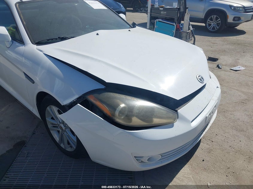 2008 Hyundai Tiburon Gs VIN: KMHHM66D98U290209 Lot: 45633173