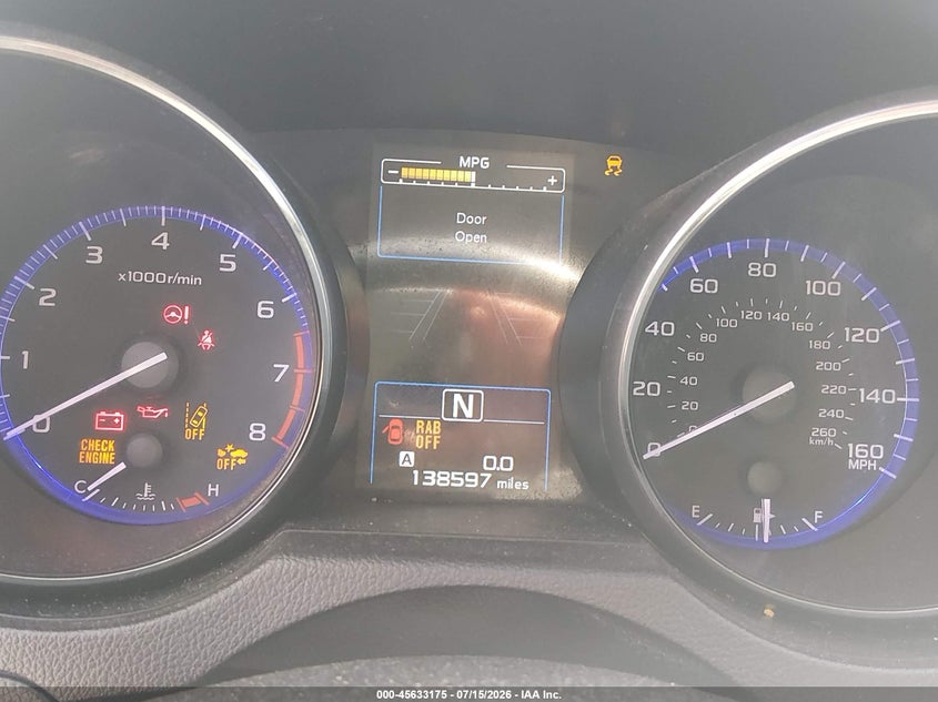 2017 Subaru Legacy 3.6R Limited VIN: 4S3BNEN6XH3066683 Lot: 45633175