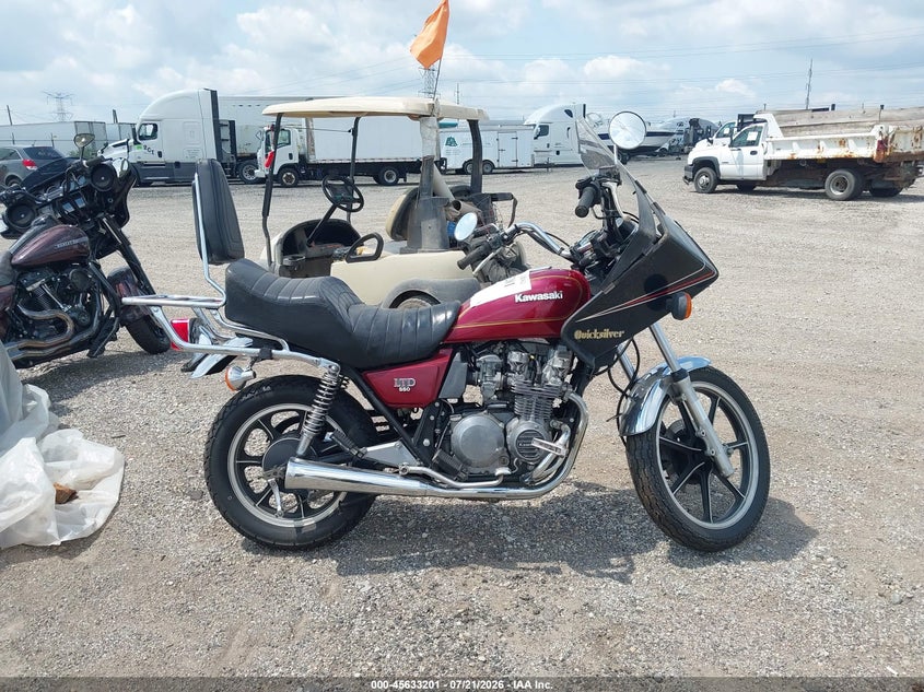 1980 Kawasaki Kz550 VIN: KZ550C003955 Lot: 45633201