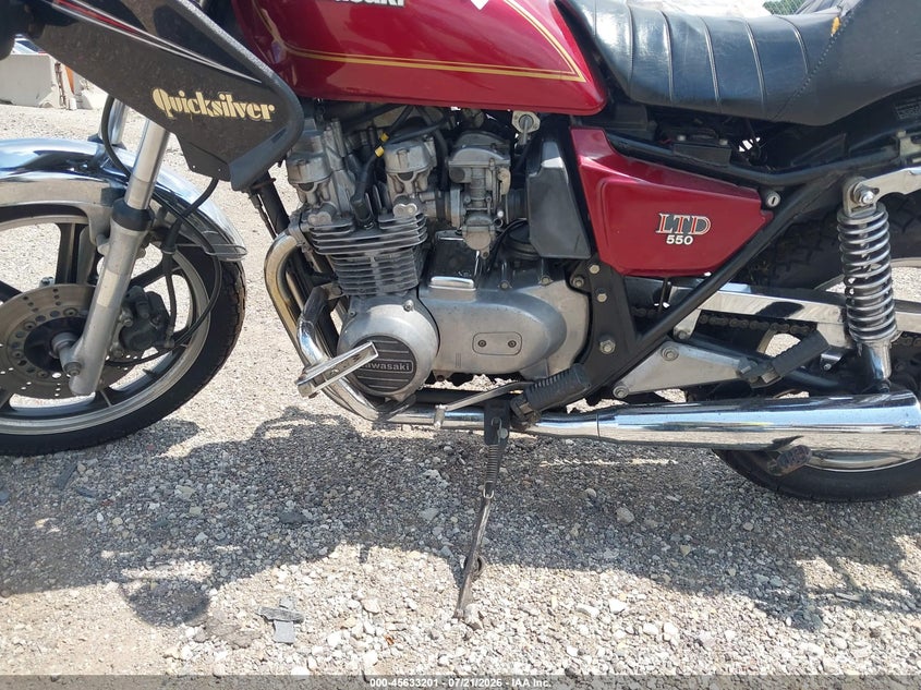 1980 Kawasaki Kz550 VIN: KZ550C003955 Lot: 45633201