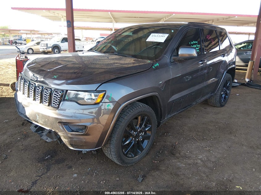 2021 Jeep Grand Cherokee Laredo X 4X4, Front End, IAAI, VIN 1C4RJFAG2MC802539 — photo 2