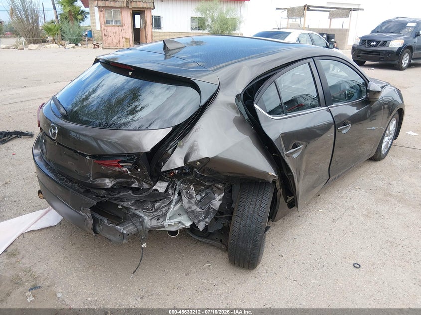 Vin: jm1bm1m71f1274529, lot: 46131678, mazda mazda3 i grand touring 20154