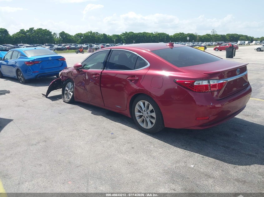 Vin: jthbw1ggxf2086610, lot: 46131679, lexus es 300h 20153