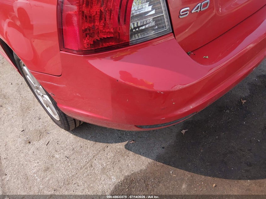 2008 Volvo S40 2.4L/2.4L W/Snrf VIN: YV1MS382282400994 Lot: 45633375