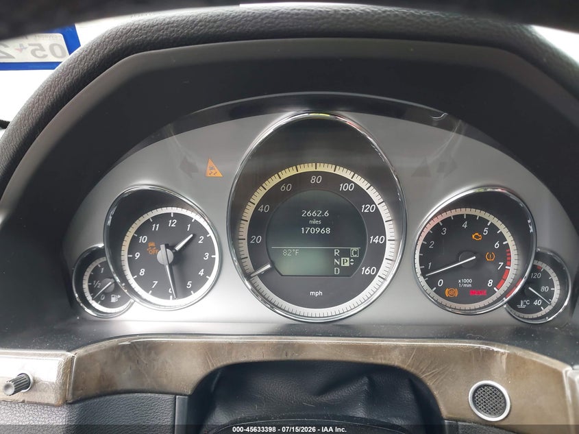 2010 MERCEDES-BENZ E 350 auction photo 7