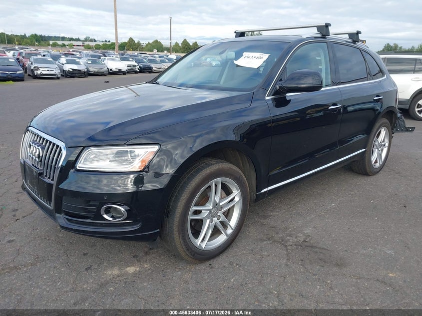Vin: wa1l2afp4ga136213, lot: 46131872, audi q5 2.0t premium 20162