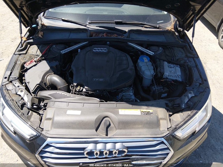 2018 Audi A4 2.0T Premium/2.0T Tech Premium VIN: WAUENAF41JA120776 Lot: 45633410