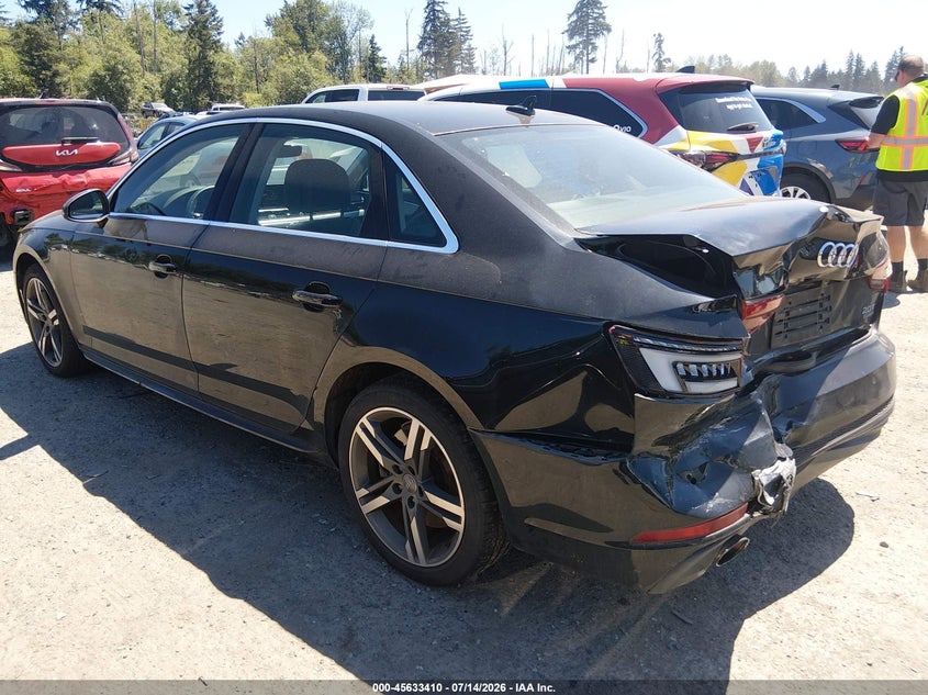 Vin: wauenaf41ja120776, lot: 46131876, audi a4 2.0t premium/2.0t tech premium 20183