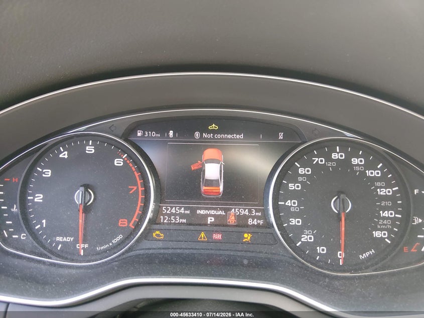2018 Audi A4 2.0T Premium/2.0T Tech Premium VIN: WAUENAF41JA120776 Lot: 45633410