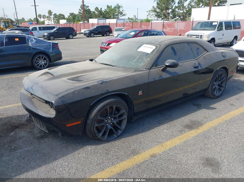 Vin: 2c3cdzfj9lh250346, lot: 46131884, dodge challenger r/t scat pack 20202