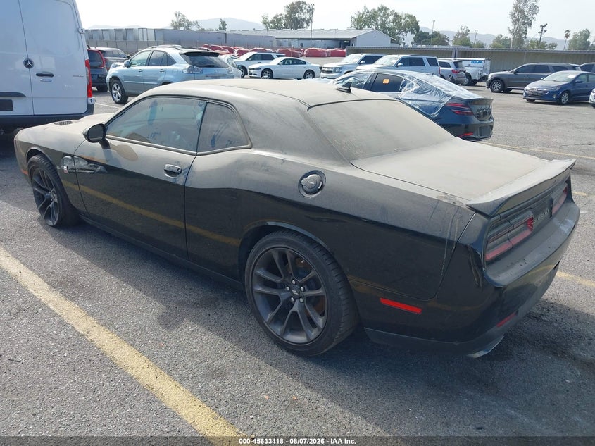 Vin: 2c3cdzfj9lh250346, lot: 46131884, dodge challenger r/t scat pack 20203