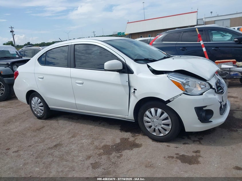 2019 Mitsubishi Mirage G4 Es VIN: ML32F3FJ8KHF03455 Lot: 45633470