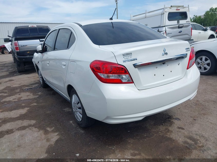 Vin: ml32f3fj8khf03455, lot: 46131936, mitsubishi mirage g4 es 20193