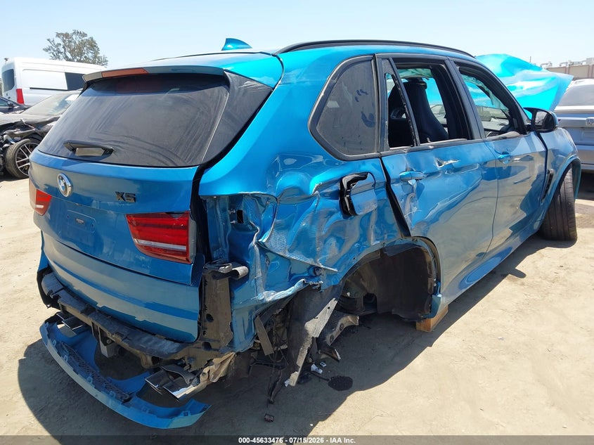 Vin: 5ymkt6c58j0x21315, lot: 46131942, bmw x5 m 20184