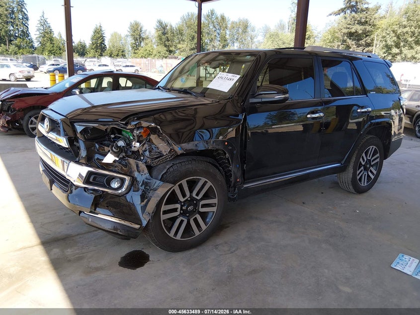 Vin: jtebu5jr2h5480379, lot: 46131955, toyota 4runner limited 20172