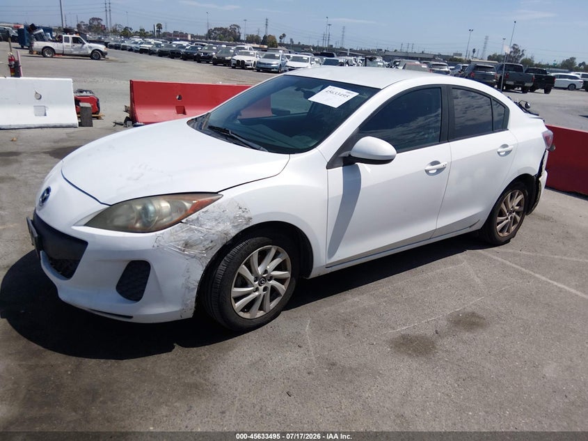 Vin: jm1bl1v80d1704543, lot: 46131961, mazda mazda3 i touring 20132