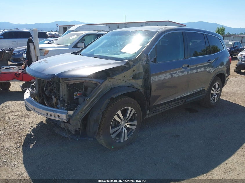 Vin: 5fnyf6h57jb028241, lot: 46131979, honda pilot ex-l 20182