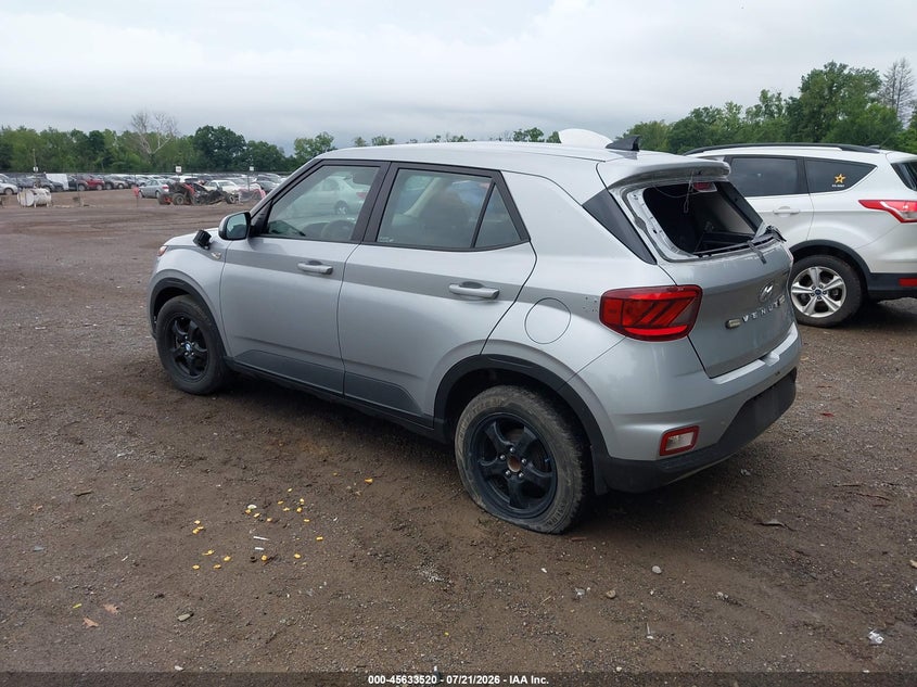Vin: kmhrb8a32mu075477, lot: 46131986, hyundai venue se 20213