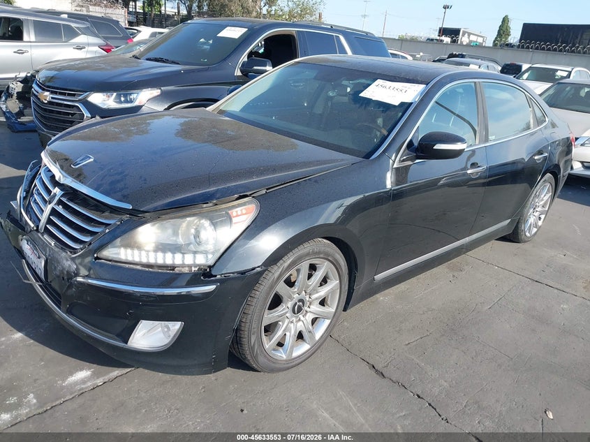 Vin: kmhgh4jf8bu034289, lot: 46132019, hyundai equus ultimate 20112