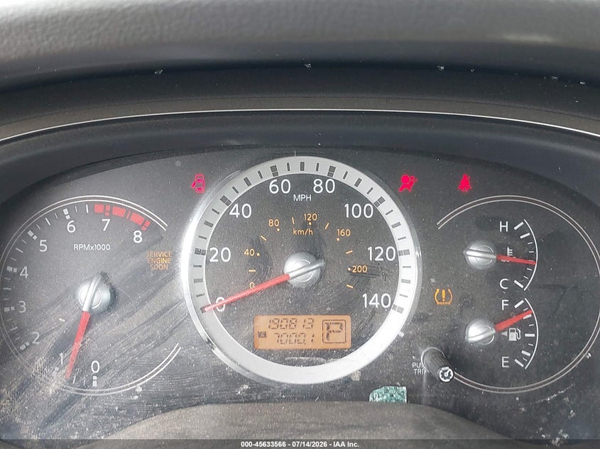 2007 Nissan Quest 3.5 Se VIN: 5N1BV28U47N110829 Lot: 45633566