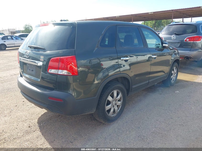 Vin: 5xykt3a17bg154145, lot: 46132047, kia sorento lx 20114