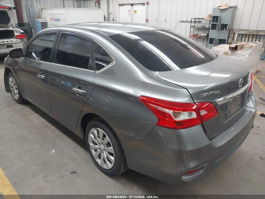 Vin: 3n1ab7ap2jy272398, lot: 46132094, nissan sentra s 20183
