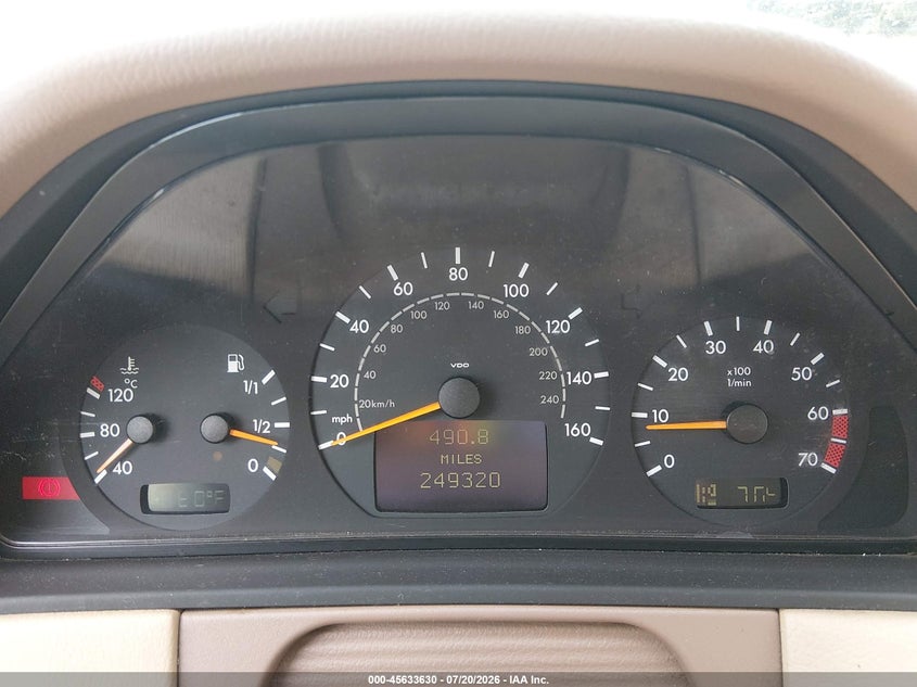 2003 Mercedes-Benz E 320 4M VIN: WDBJH82J63X084837 Lot: 45633630