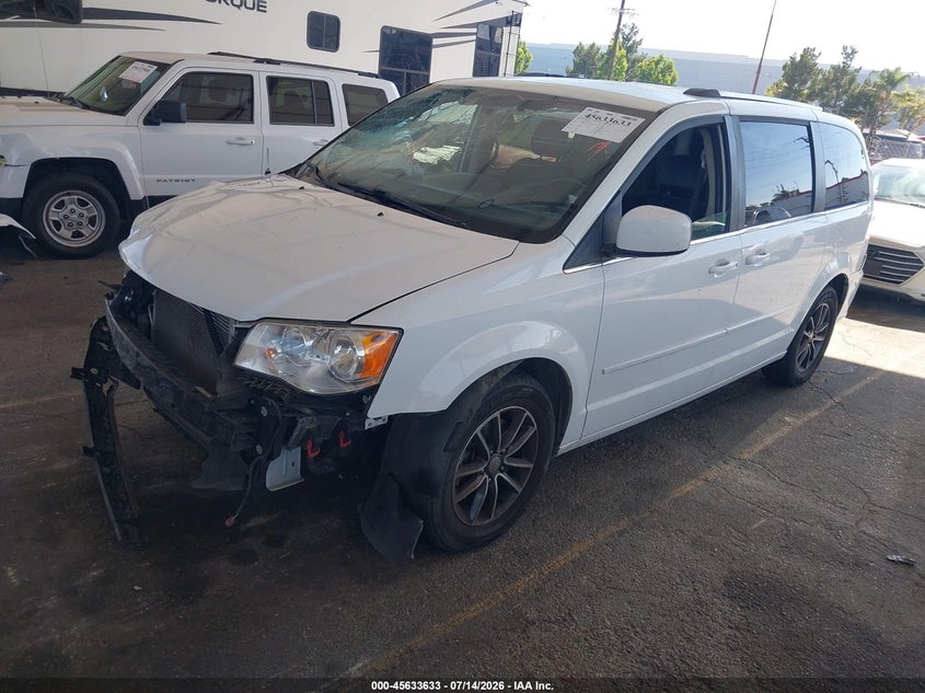 Vin: 2c4rdgcg4hr825456, lot: 46132099, dodge grand caravan sxt 20172