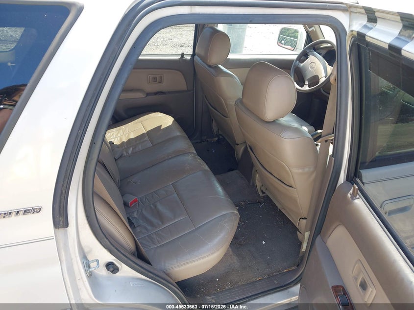 1999 Toyota 4Runner Limited V6 VIN: JT3GN87R8X0119769 Lot: 45633663