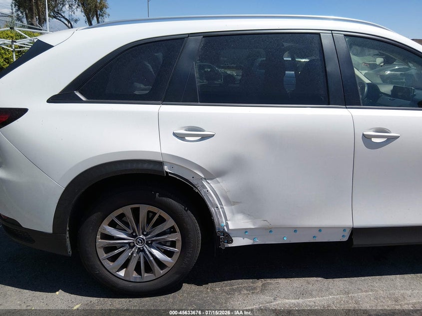 2025 Mazda Cx-90 3.3 Turbo Select Package VIN: JM3KKAHD6S1195073 Lot: 45633676