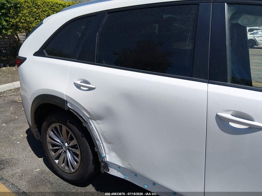 2025 Mazda Cx-90 3.3 Turbo Select Package VIN: JM3KKAHD6S1195073 Lot: 45633676