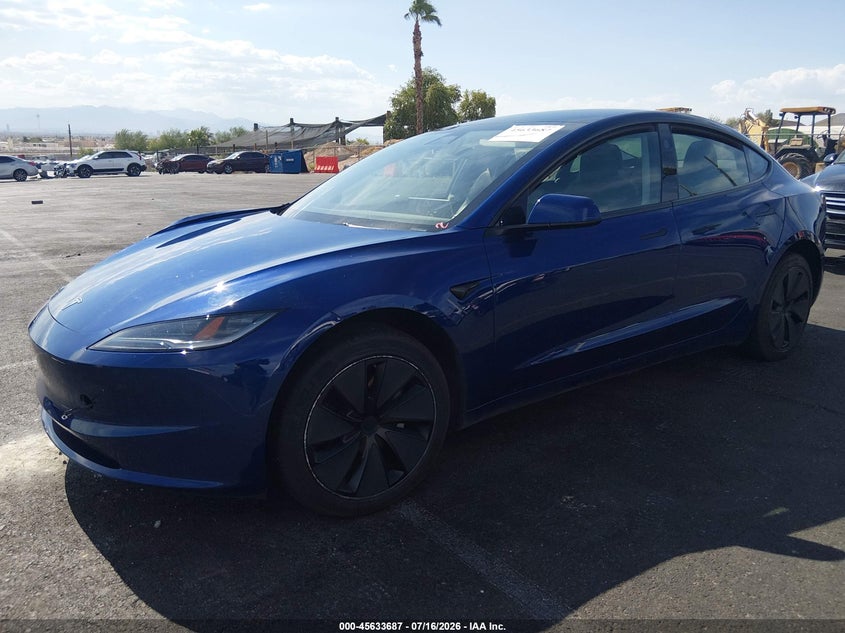 2025 TESLA MODEL 3 auction photo 2