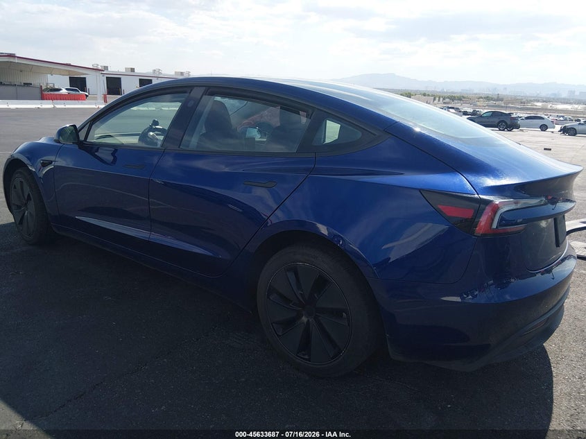 2025 TESLA MODEL 3 auction photo 3