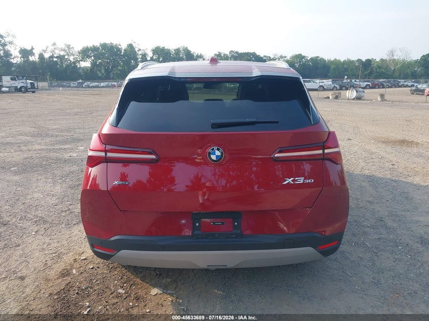2026 BMW X3 30 xDrive VIN: 5UX53GP09T9338667 Lot: 45633689