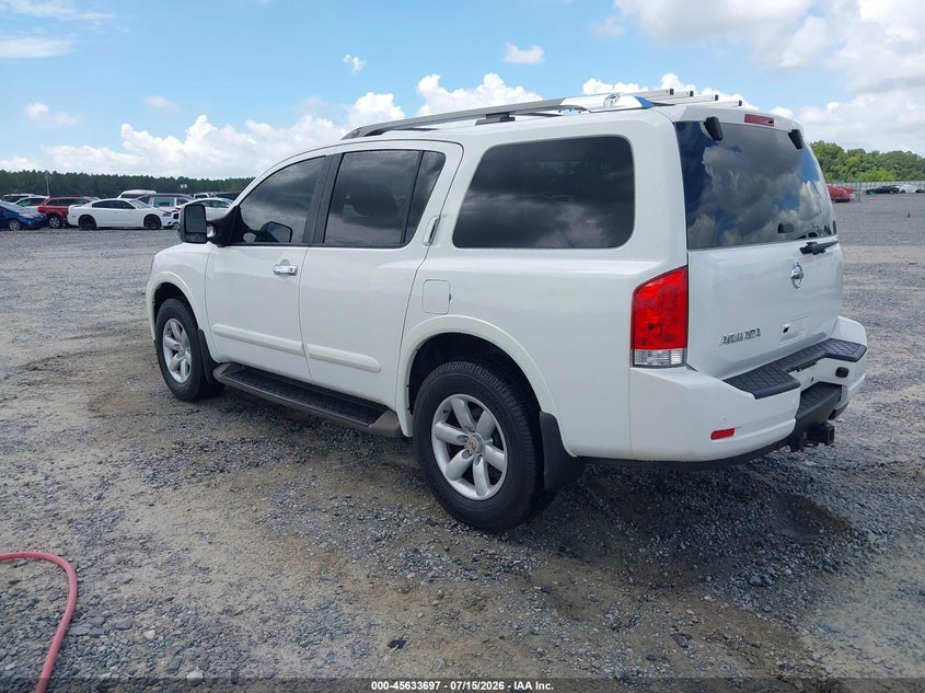 Vin: 5n1aa0nc4cn612760, lot: 46132163, nissan armada sv 20123