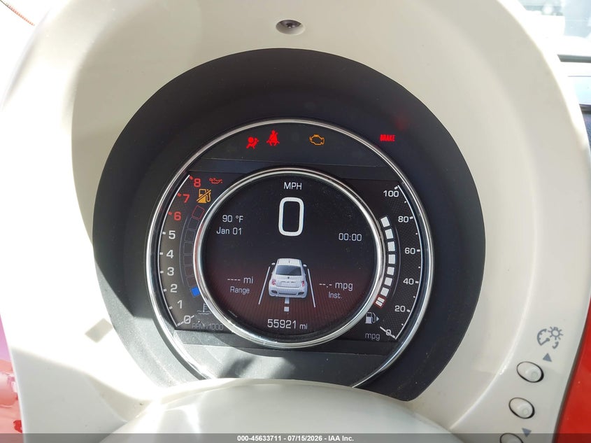 2018 Fiat 500 Pop VIN: 3C3CFFKHXJT503514 Lot: 45633711