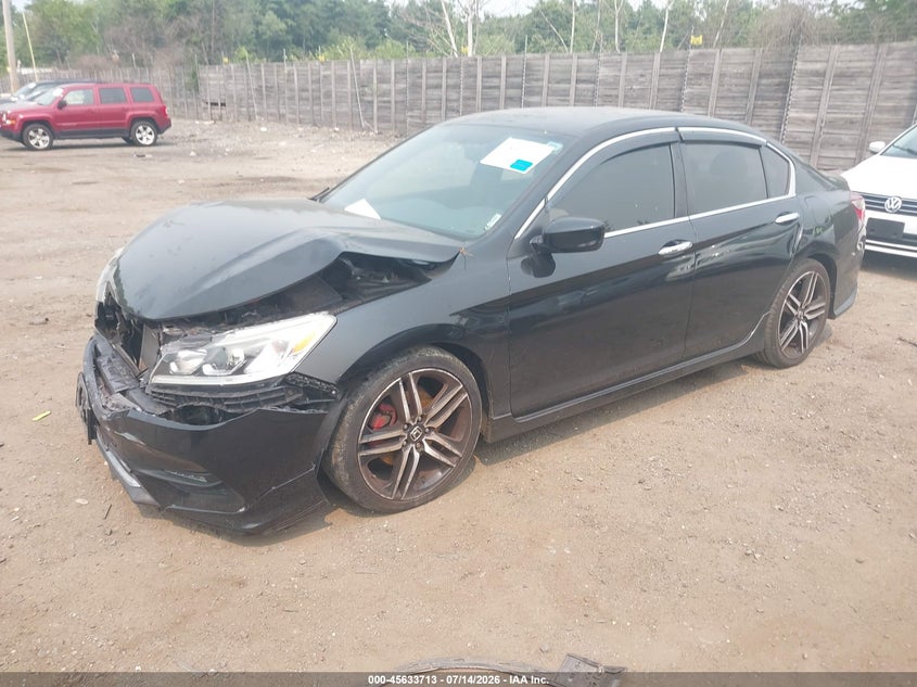2017 Honda Accord, Front End, IAAI, VIN 1HGCR2F59HA308079 — photo 2