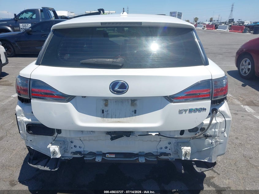2012 Lexus Ct 200H Premium VIN: JTHKD5BH5C2116296 Lot: 45633727