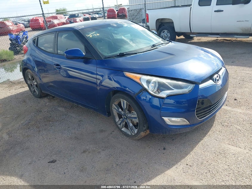 Vin: kmhtc6adxhu318815, lot: 46132262, hyundai veloster value edition 2017 img_1