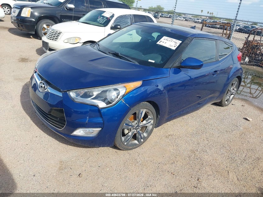 Vin: kmhtc6adxhu318815, lot: 46132262, hyundai veloster value edition 20172