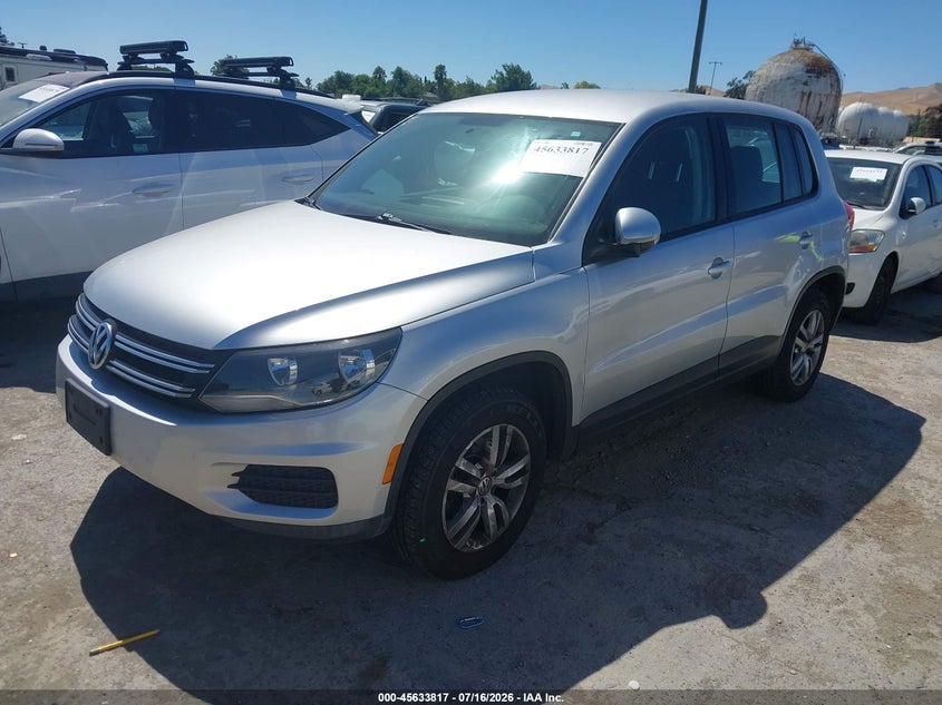 2014 Volkswagen Tiguan S WVGAV3AX6EW534865 photo 1