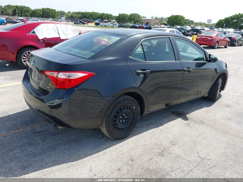 Vin: 2t1burhe0jc059395, lot: 46132297, toyota corolla le 20184