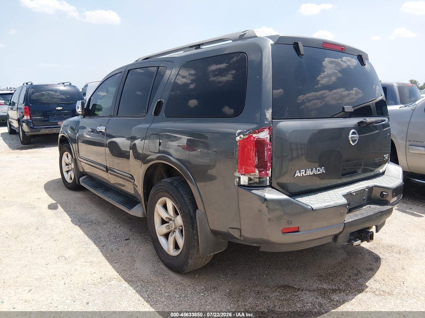 Vin: 5n1ba0nd0an606769, lot: 46132316, nissan armada se 20103
