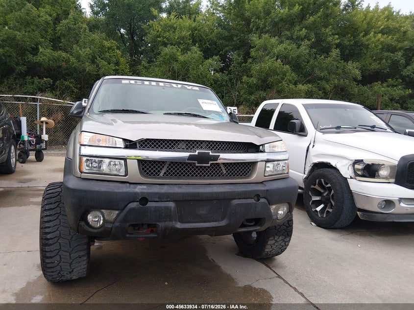 2002 CHEVROLET AVALANCHE 1500 auction photo 6