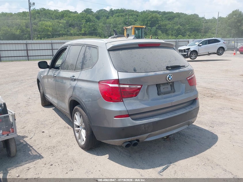 2013 BMW X3 xDrive28I VIN: 5UXWX9C57DL874589 Lot: 45633947