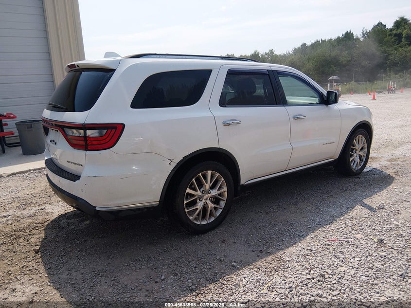 Vin: 1c4sdhet9ec419419, lot: 46132469, dodge durango citadel 20144