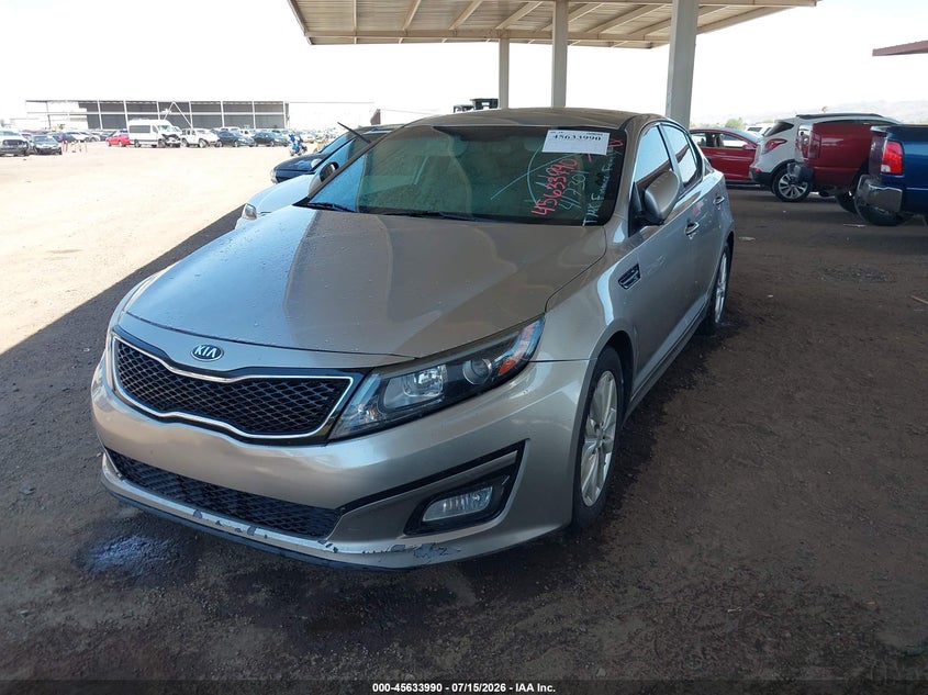 2015 Kia Optima, Повреждение двигателя, IAAI, VIN 5XXGN4A71FG417301 — фото 2